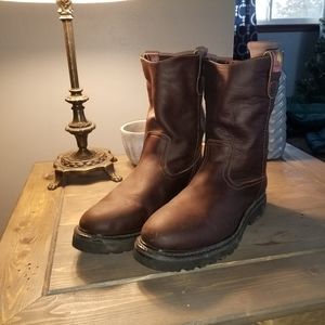 Vintage mens leather boots